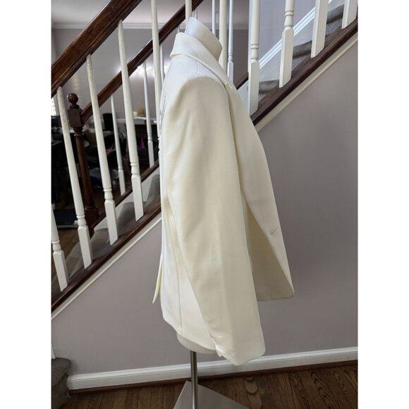 Zadig&Voltaire Women's Back Letter Wings Pressed Diamond Simple Jacquard Blazer - Picture 7 of 12